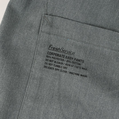 22AW コーポレート T/Cツイル イージー パンツ(CORPORATE EASY PANTS)