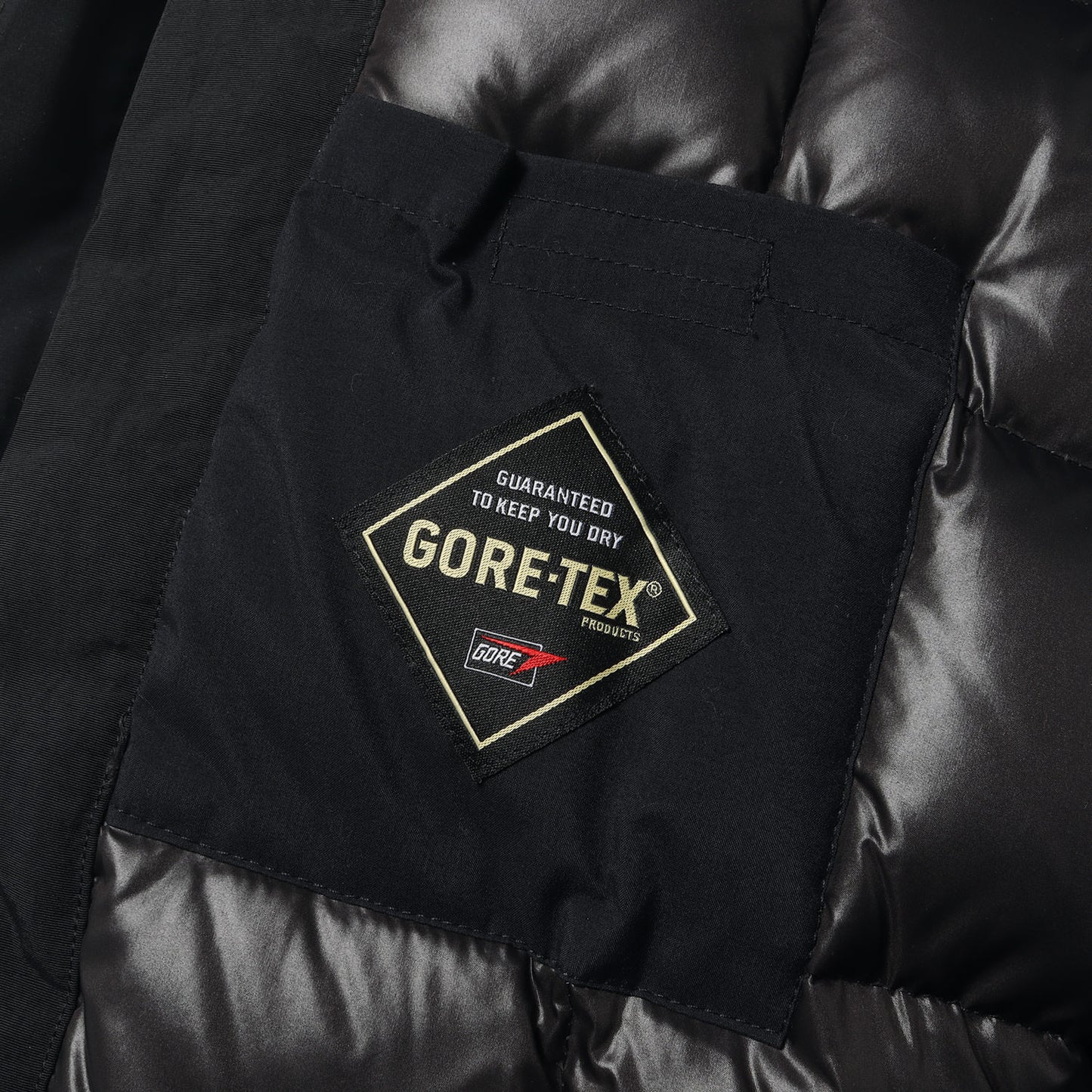 BLK ゴアテックス フード付き ダウンジャケット(GORE-TEX PACLITE NYLON TAFFEA DOWNJACKET)