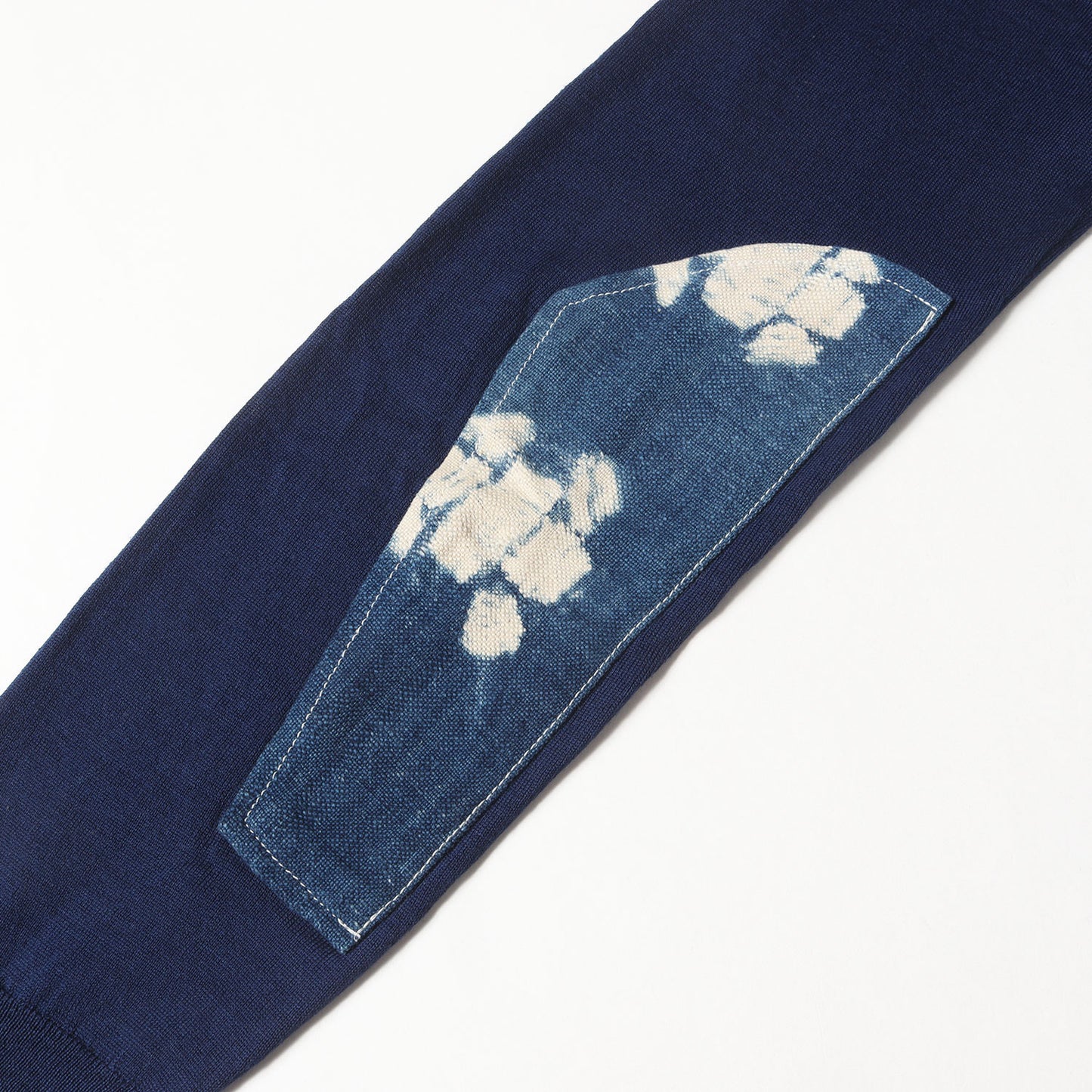 00s F.I.L限定 インディゴ エルボーパッチ ウールニット カーディガン(SELMER CARDIGAN KUBA)
