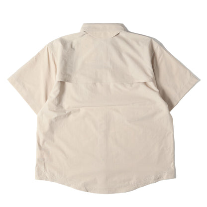 25SS Goldwin 0 アシンメトリー キャンプ 半袖シャツ(S/S Asymmetric Camp Shirt)