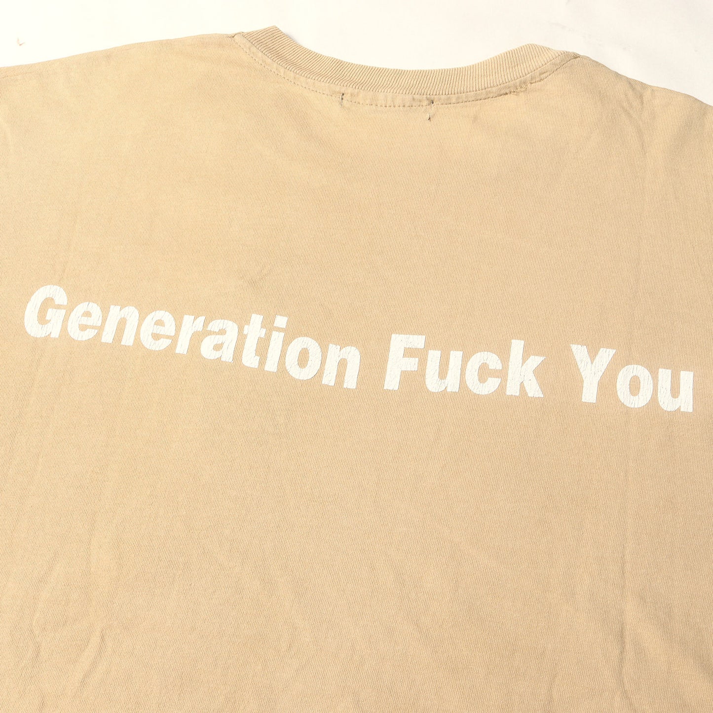 90s GENERATION FUCK YOUロゴ Tシャツ