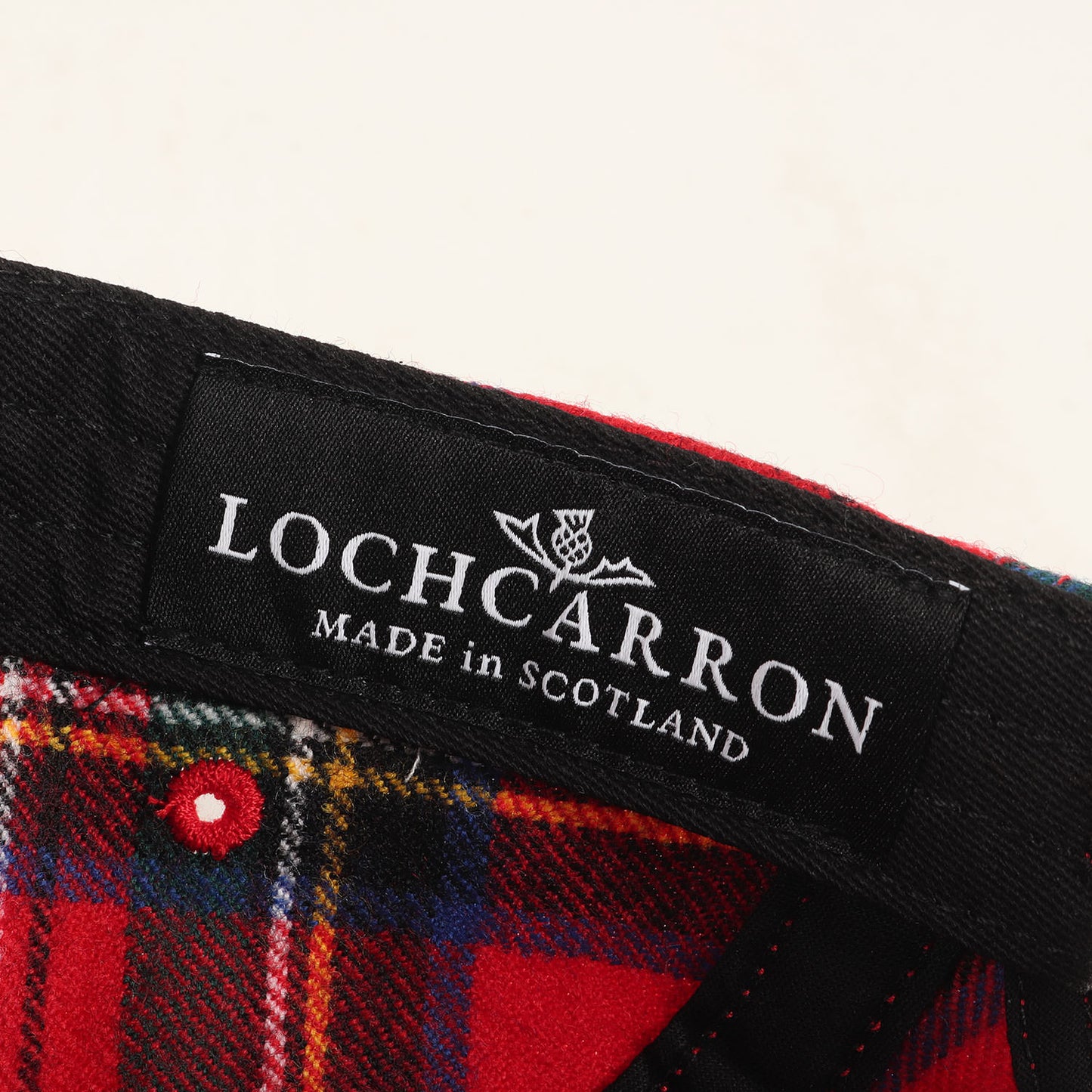 24AW ×Lochcarron タータンチェック BOXロゴ キャンプキャップ(Camp Cap)