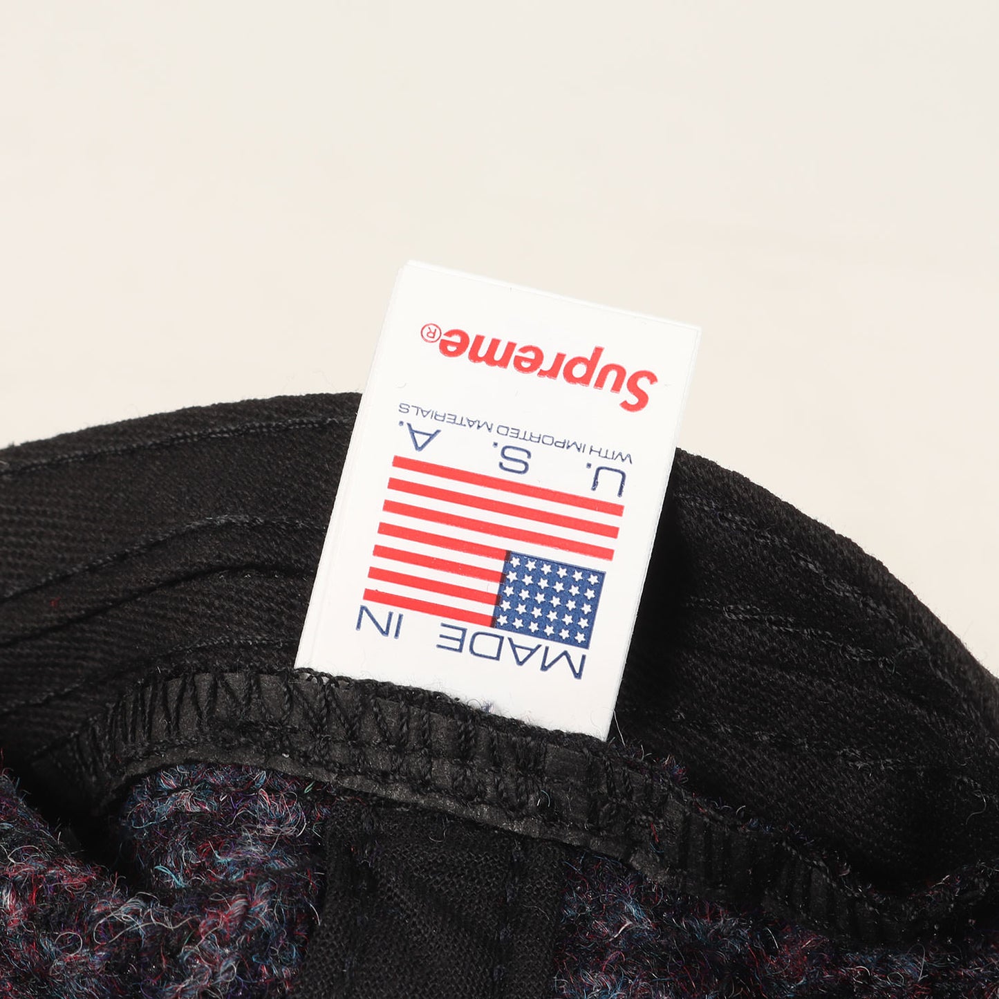 24AW ×Harris Tweed ハリスツイード 千鳥格子 6パネルキャップ(6-Panel)