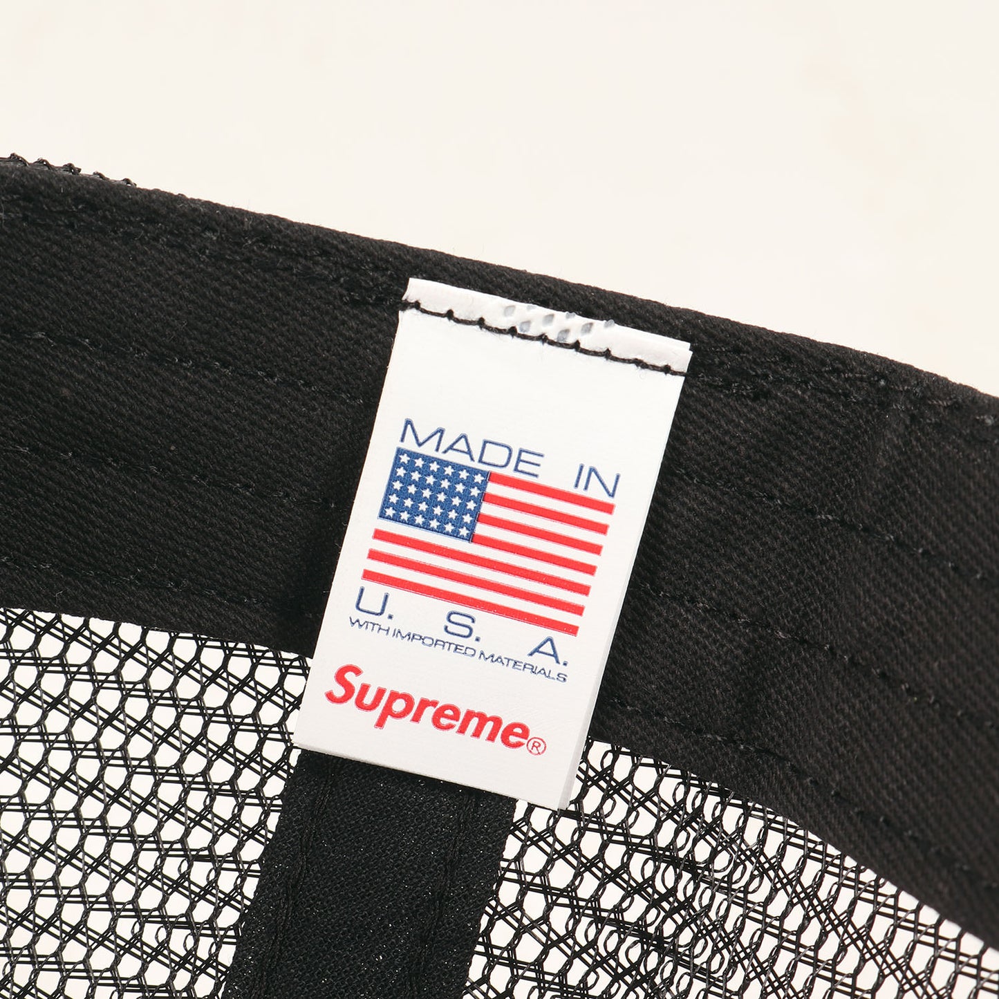 24AW アンダーラインロゴ 5パネル メッシュキャップ(Underline Mesh Back 5-Panel)