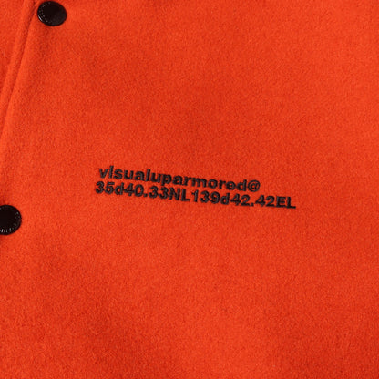 袖フェイクレザー メルトンウール スタジャン(CLUB / JACKET)