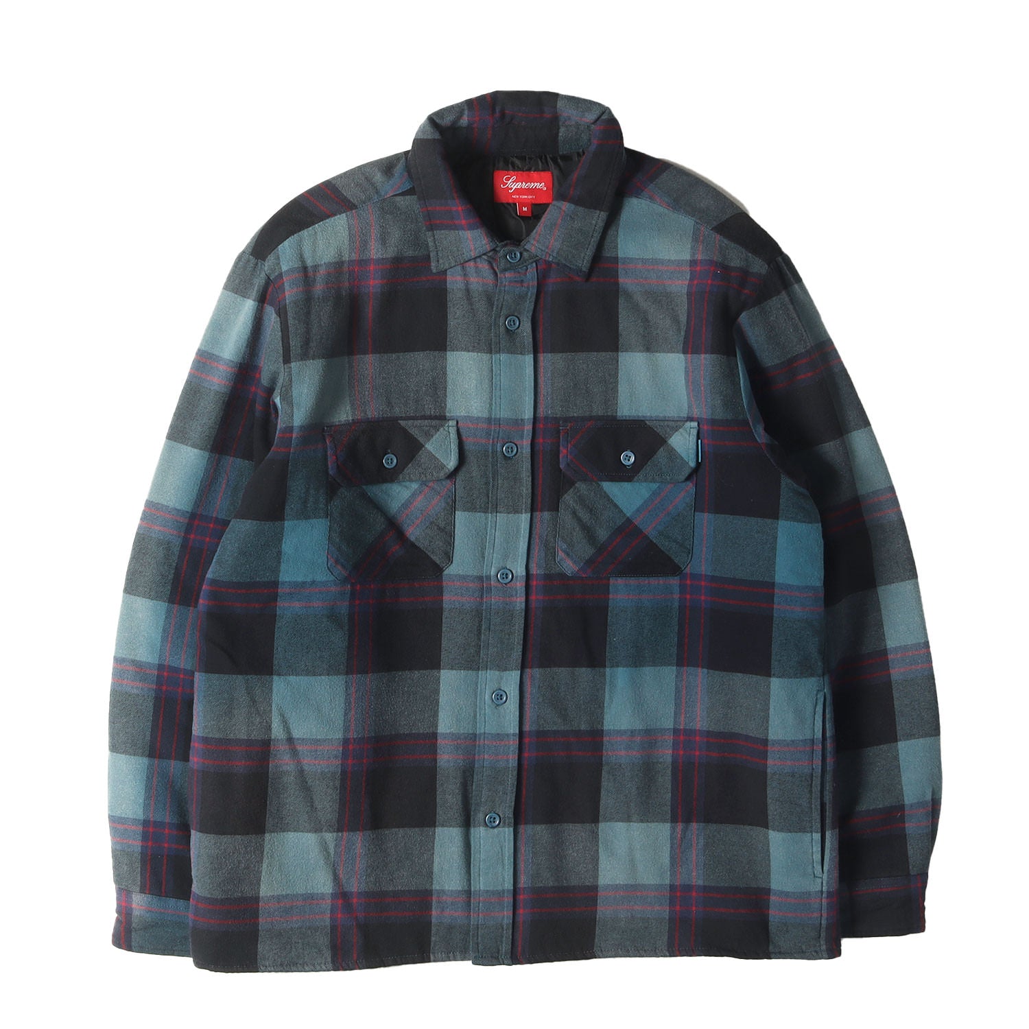 Supreme (シュプリーム) 20AW 裏地キルティング チェック ネルシャツ 