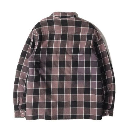フェード加工 裏地キルティング チェック ネルシャツ(Quilted Faded Plaid Shirt)