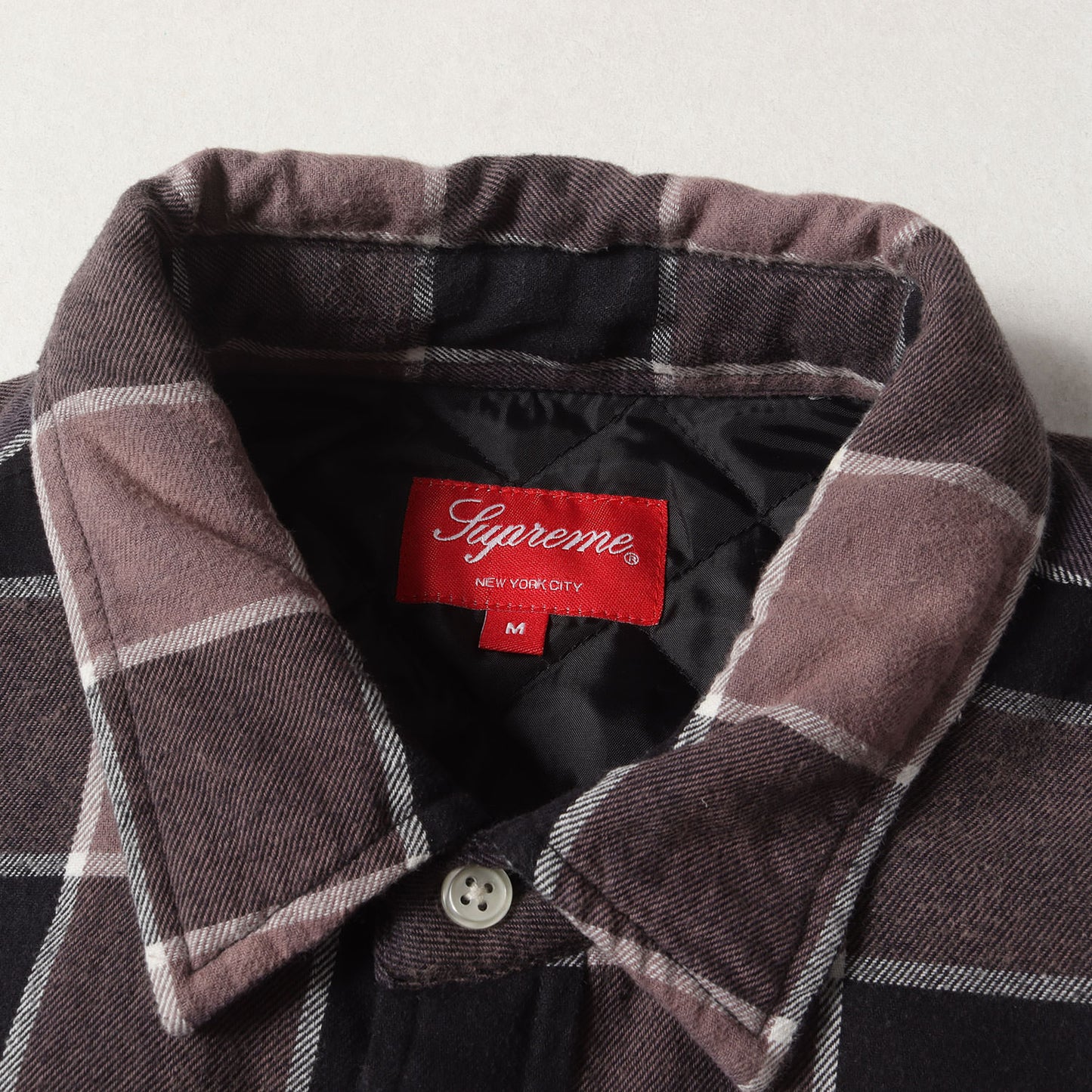 フェード加工 裏地キルティング チェック ネルシャツ(Quilted Faded Plaid Shirt)
