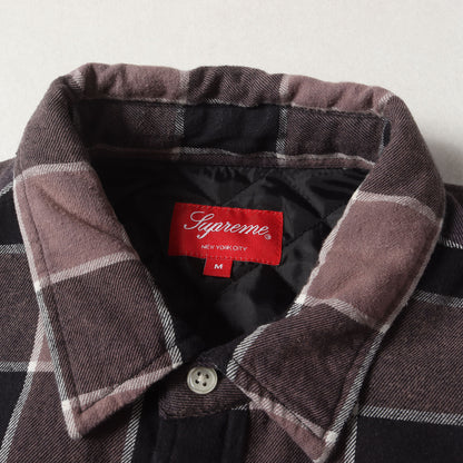 フェード加工 裏地キルティング チェック ネルシャツ(Quilted Faded Plaid Shirt)