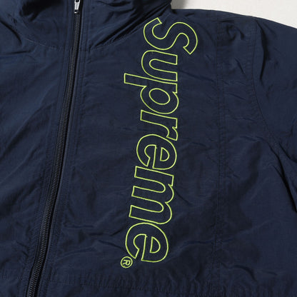 ロゴ刺繍 ナイロン ウインドブレーカー ジャケット( Nylon Windbreaker)