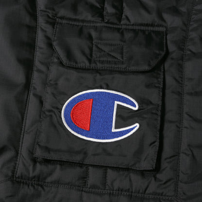 ×Champion 裏地キルティング プルオーバー ジャケット(Pullover Parka)