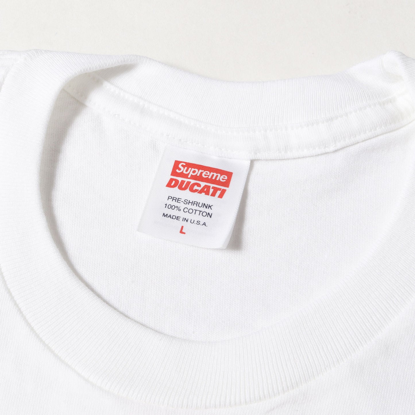 24SS ×Ducati 5ネームロゴ Tシャツ(Logo Tee)