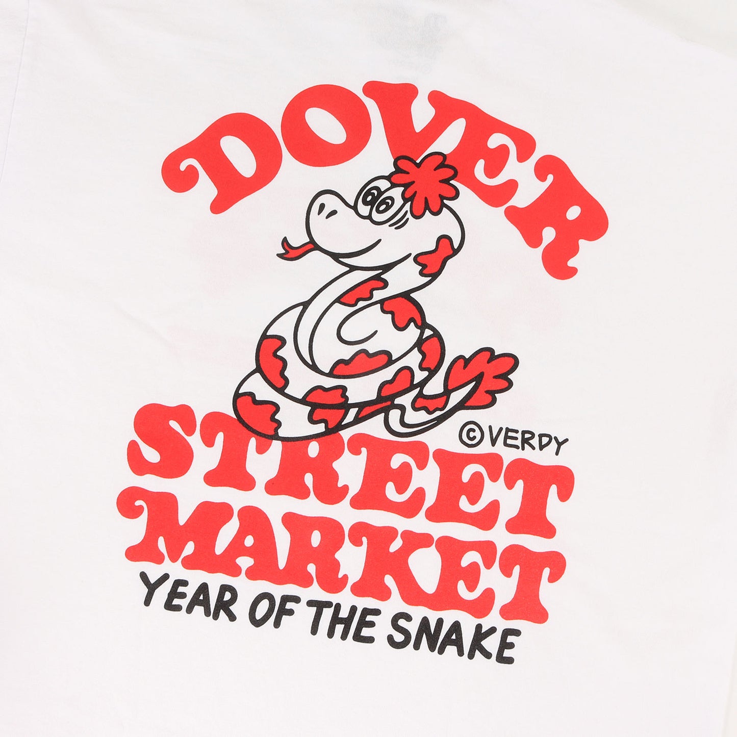25SS ×Dover Street Market 干支 蛇 グラフィック Tシャツ(YOTS T-SHIRT)