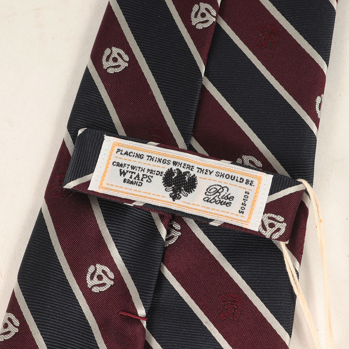 レジメンタルストライプ シルク ネクタイ(TIE)
