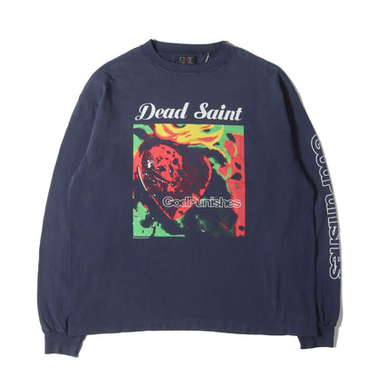 24AW ヴィンテージ加工 グラフィック ロングスリーブ Tシャツ(LS TEE / DEAD SAINT)