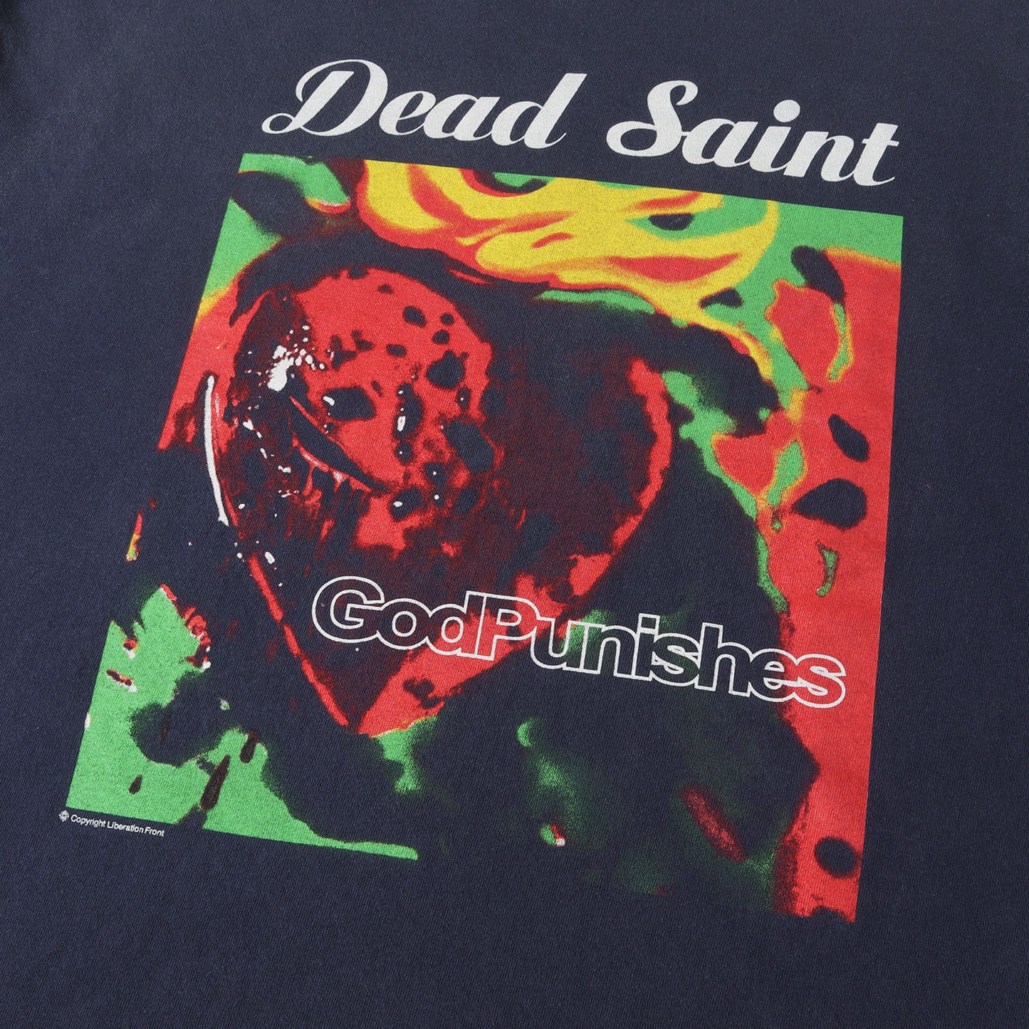 24AW ヴィンテージ加工 グラフィック ロングスリーブ Tシャツ(LS TEE / DEAD SAINT)