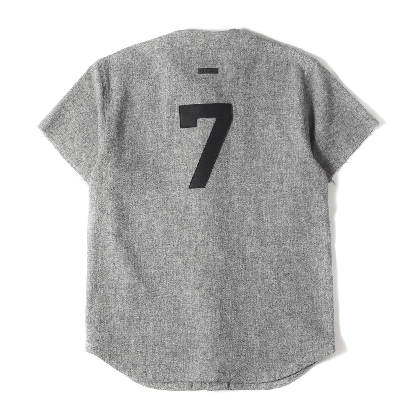 FGアップリケロゴ ウール ジップ ベースボールシャツ(SEVENTH COLLECTION)