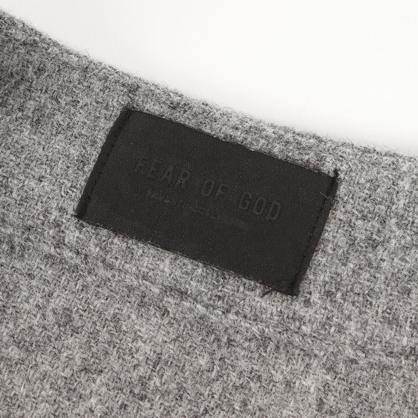 FGアップリケロゴ ウール ジップ ベースボールシャツ(SEVENTH COLLECTION)