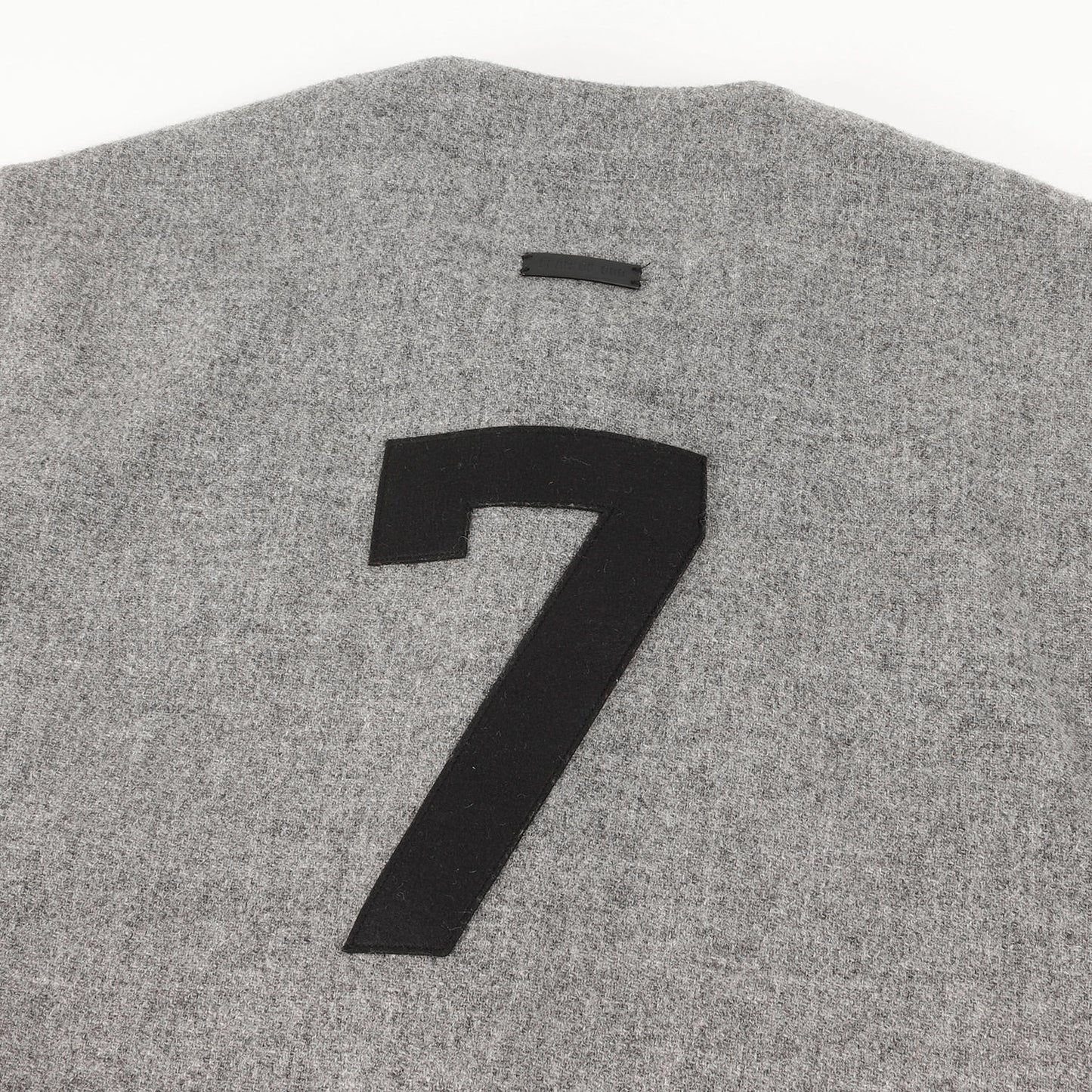 FGアップリケロゴ ウール ジップ ベースボールシャツ(SEVENTH COLLECTION)