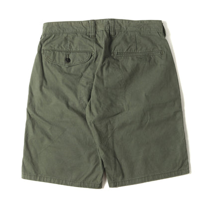 硫化染め ダック ワーク ショーツ