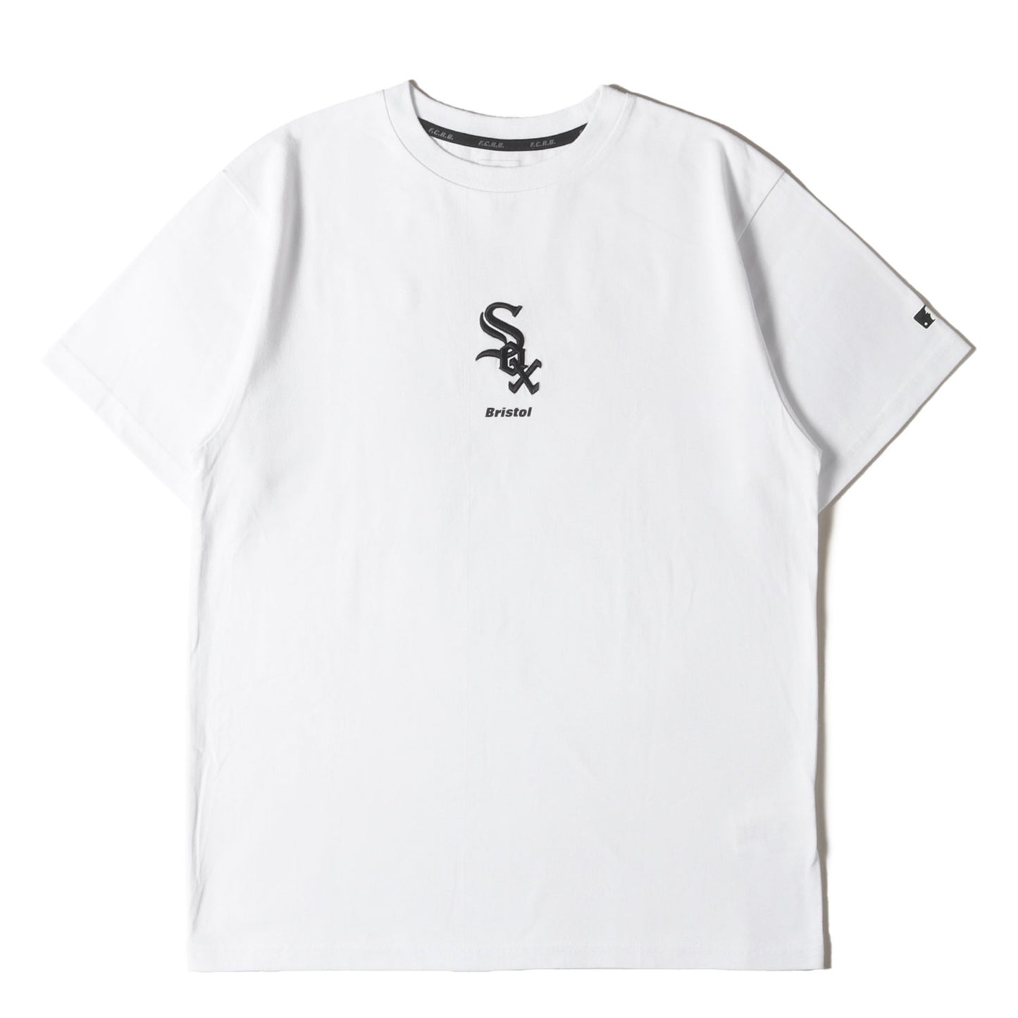 21AW ×WHITE SOX チームロゴ刺繍 Tシャツ(MLB TOUR B&W TEAM TEE)