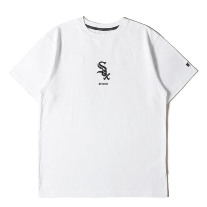21AW ×WHITE SOX チームロゴ刺繍 Tシャツ(MLB TOUR B&W TEAM TEE)