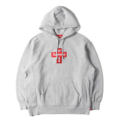 20AW クロスBOXロゴ スウェット パーカー(Cross Box Logo Hooded Sweatshirt)