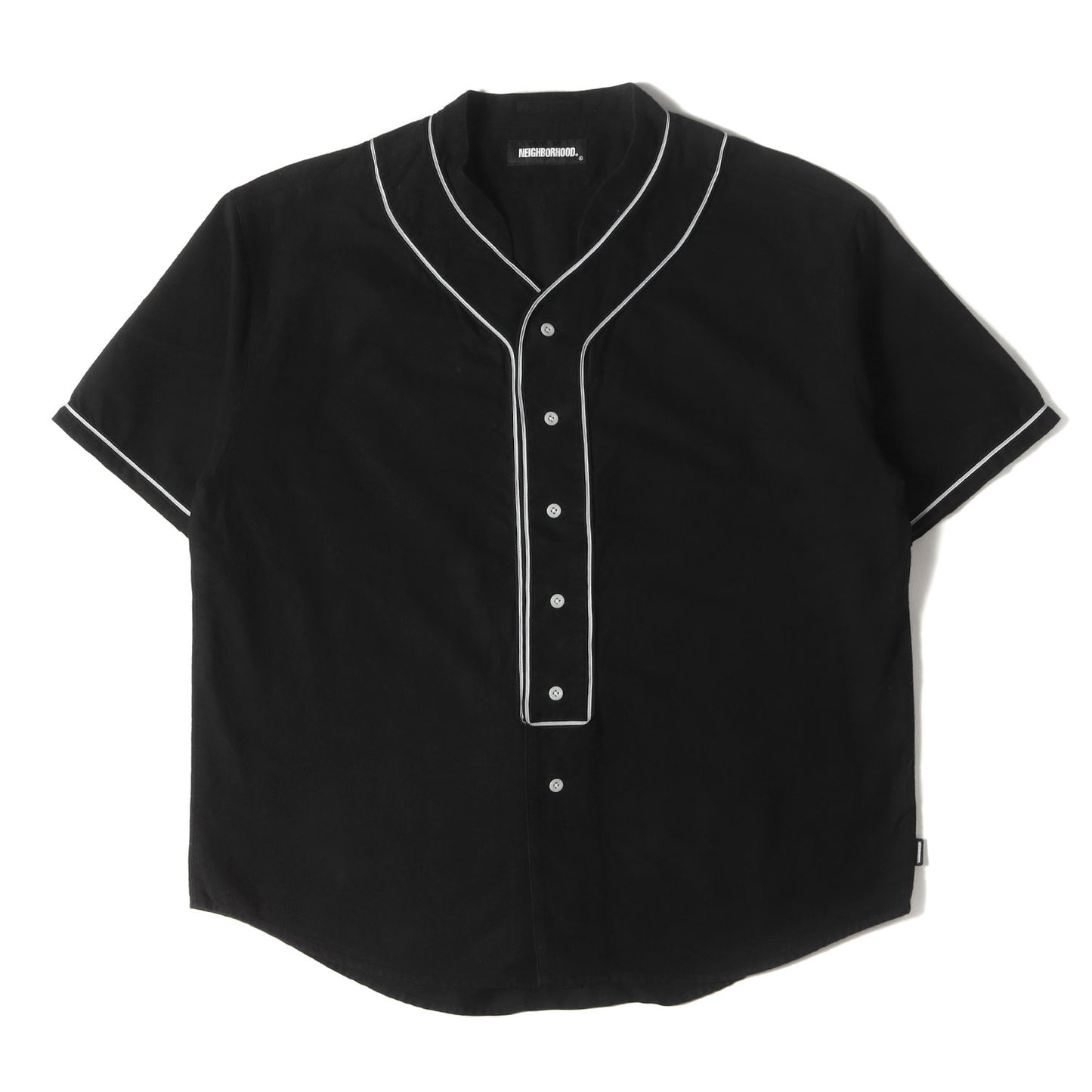 22SS アップリケロゴ フランネル ベースボールシャツ(B.B. C-SHIRT SS)