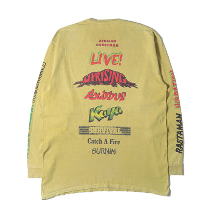 ×Bob Marley ピグメントダイ加工 ロングスリーブ Tシャツ