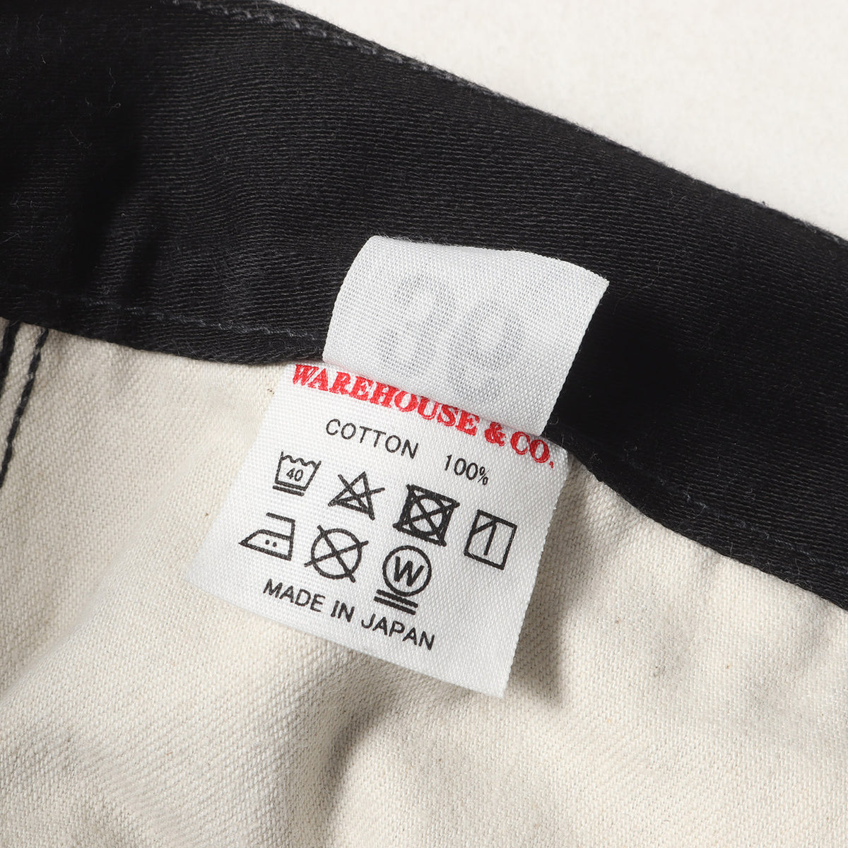 21SS セルビッチ付き コットンサテン パンツ(Lot 1215 SELVEDGE SATIN PANTS)