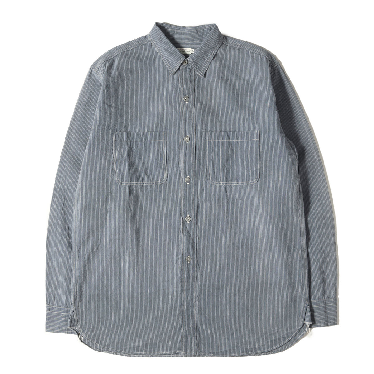 24SS ストライプ ワークシャツ(Lot 3054 WIDE AWAKE STRIPE SHIRTS)