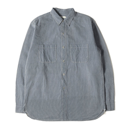 24SS ストライプ ワークシャツ(Lot 3054 WIDE AWAKE STRIPE SHIRTS)