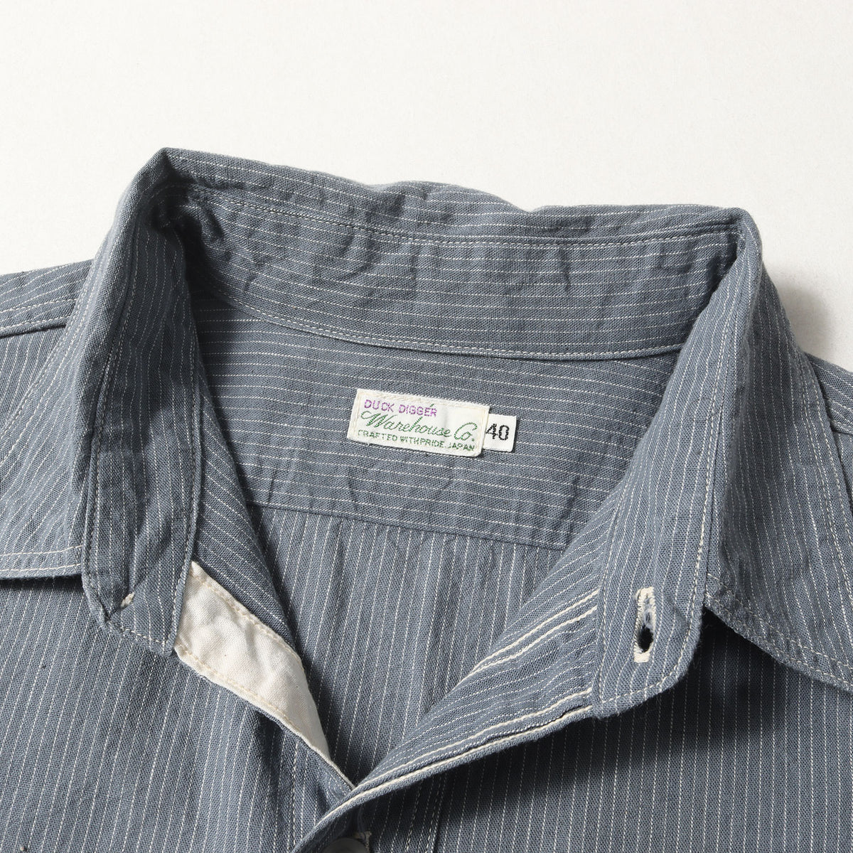 24SS ストライプ ワークシャツ(Lot 3054 WIDE AWAKE STRIPE SHIRTS)