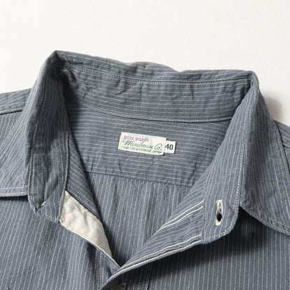 24SS ストライプ ワークシャツ(Lot 3054 WIDE AWAKE STRIPE SHIRTS)