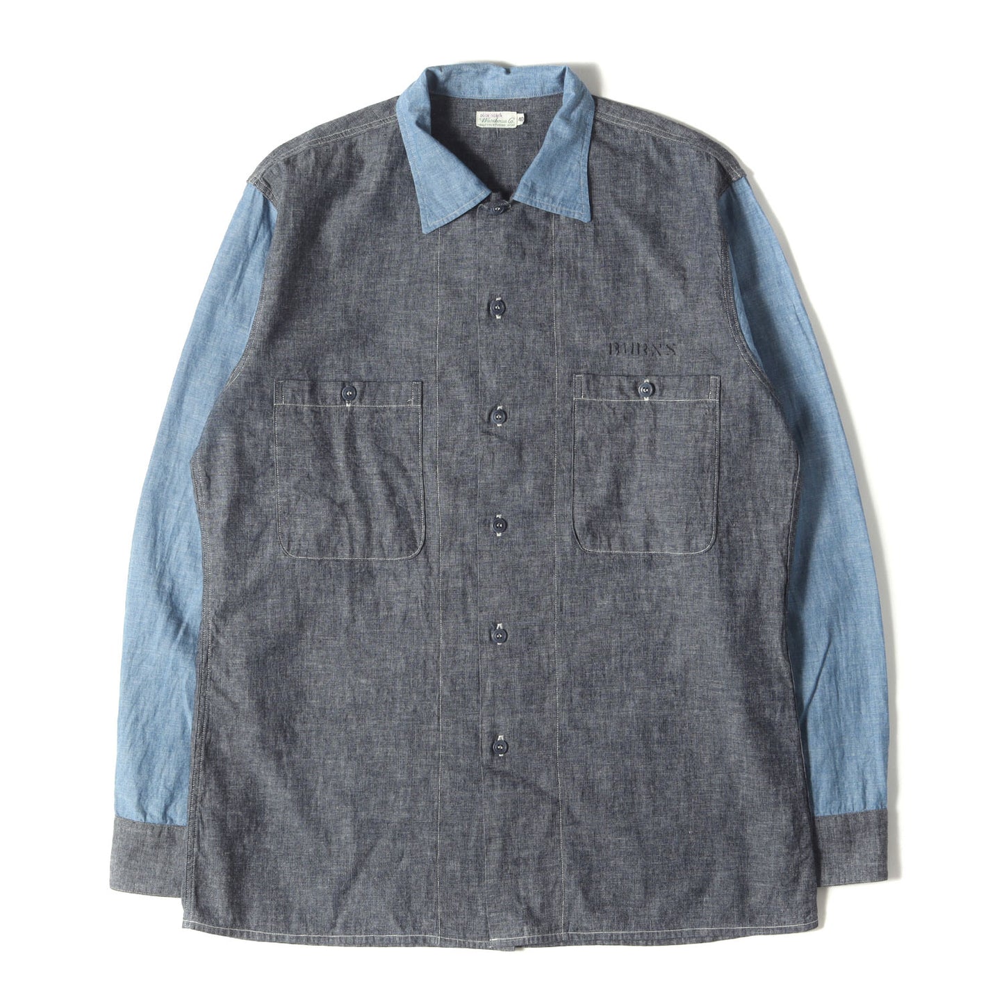 22SS U.S.NAVY 2トーン シャンブレーシャツ(3042 USN 2TONE CHAMBRAY SHIRTS)