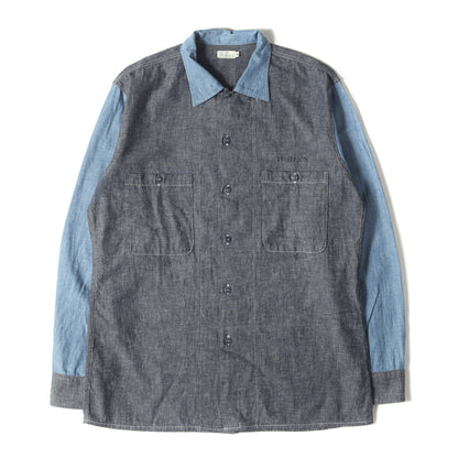 22SS U.S.NAVY 2トーン シャンブレーシャツ(3042 USN 2TONE CHAMBRAY SHIRTS)