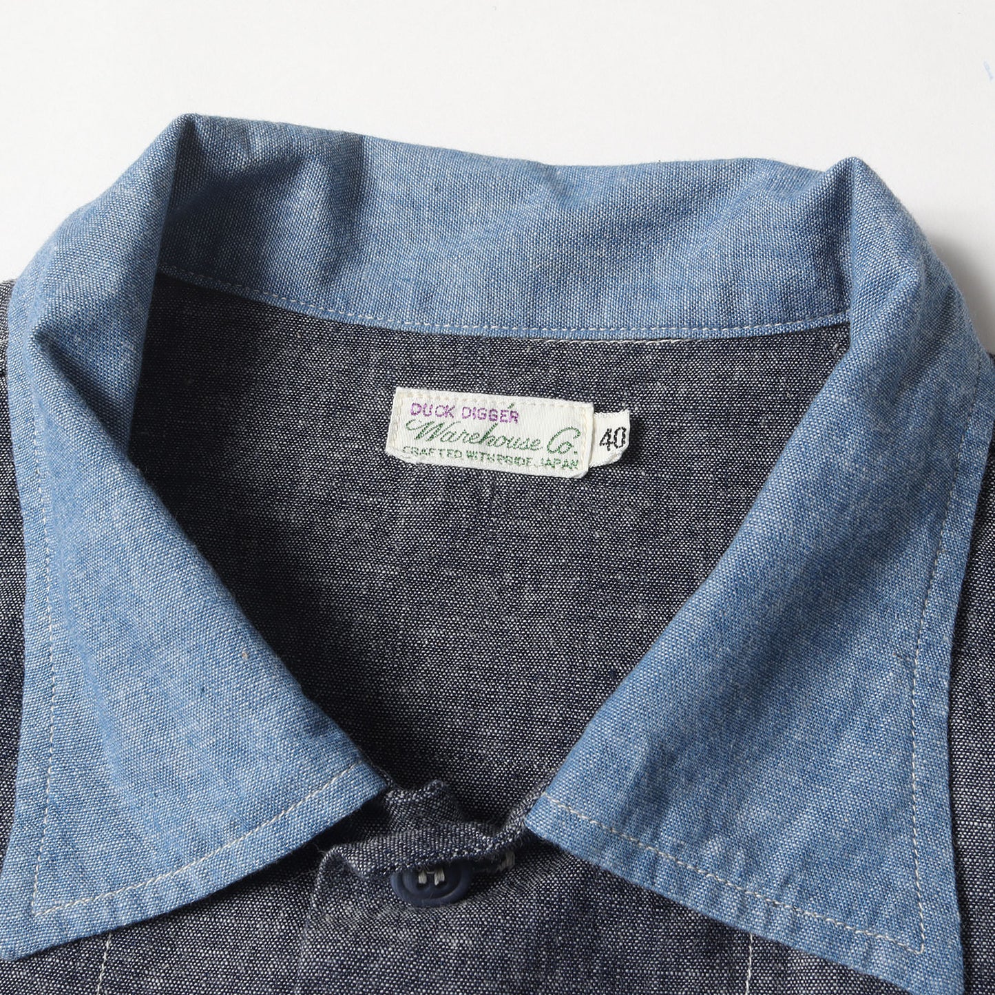 22SS U.S.NAVY 2トーン シャンブレーシャツ(3042 USN 2TONE CHAMBRAY SHIRTS)