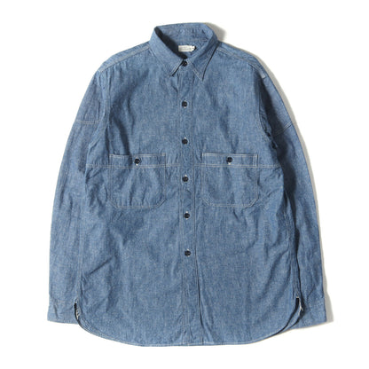 ダブルショルダー シャンブレーシャツ(Lot 3028 CAST IRON CHAMBRAY SHIRTS)