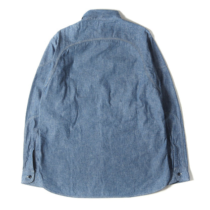 ダブルショルダー シャンブレーシャツ(Lot 3028 CAST IRON CHAMBRAY SHIRTS)