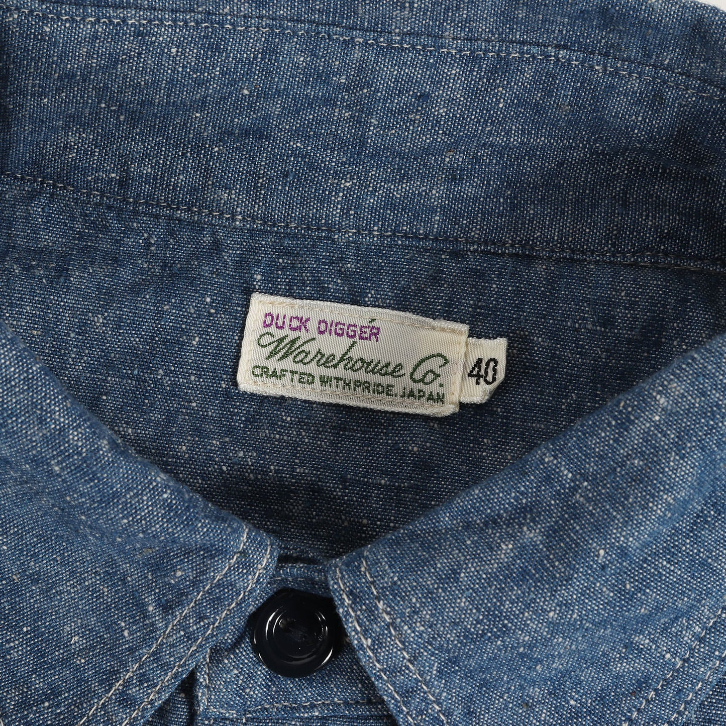ダブルショルダー シャンブレーシャツ(Lot 3028 CAST IRON CHAMBRAY SHIRTS)