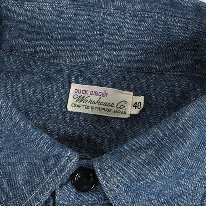 ダブルショルダー シャンブレーシャツ(Lot 3028 CAST IRON CHAMBRAY SHIRTS)