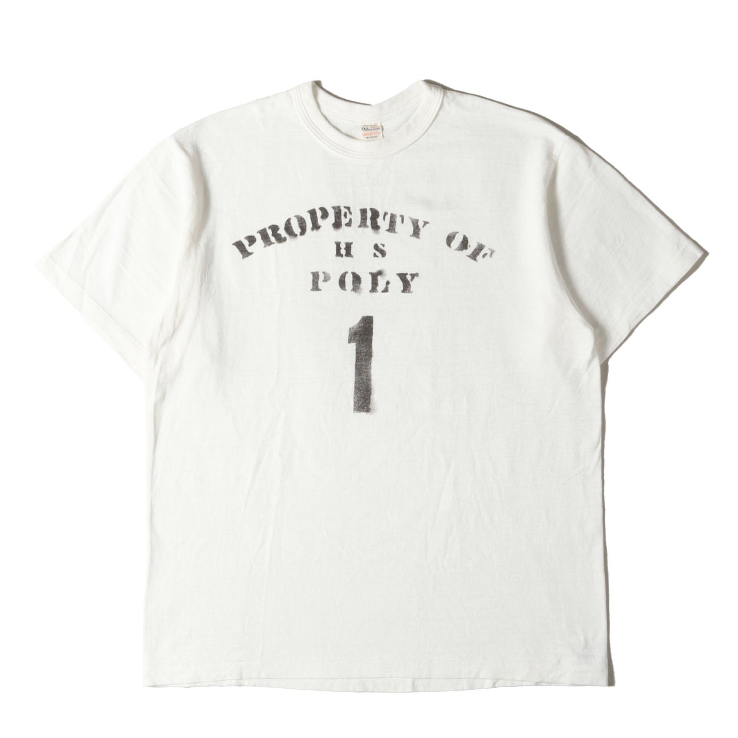 23SS ステンシルプリント クルーネック Tシャツ