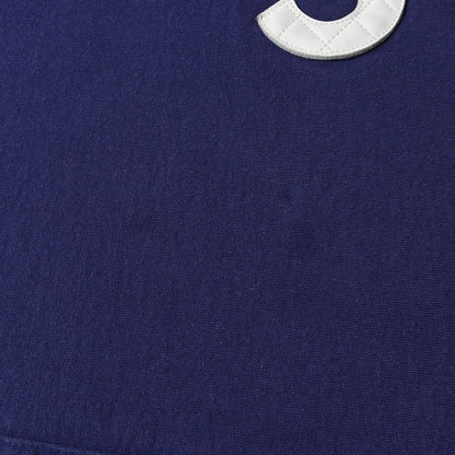 20SS レザーキルティング Sロゴ ワッペン スウェットパーカー(S Logo Hooded Sweatshirt)