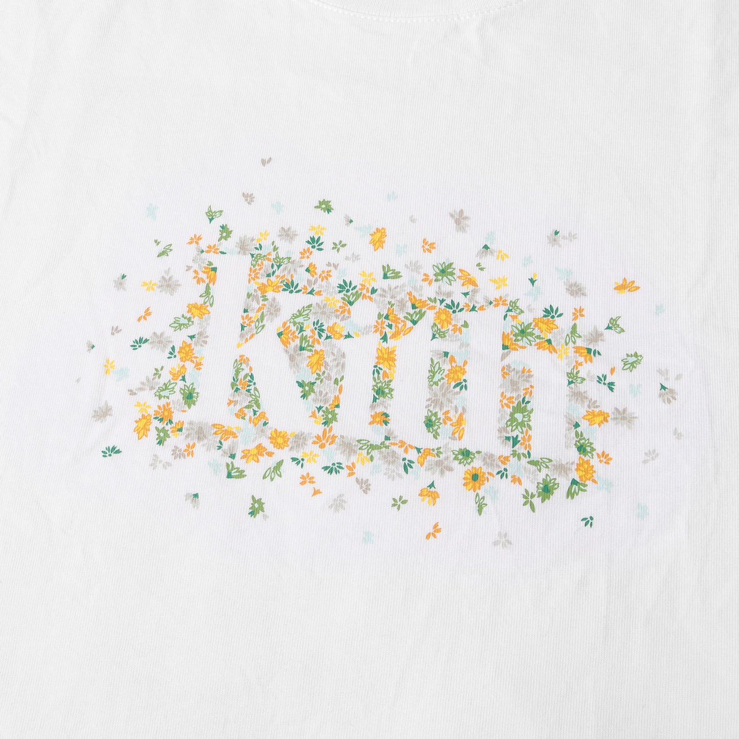 23SS フラワーロゴ クルーネック Tシャツ(Meadow Serif Tee)