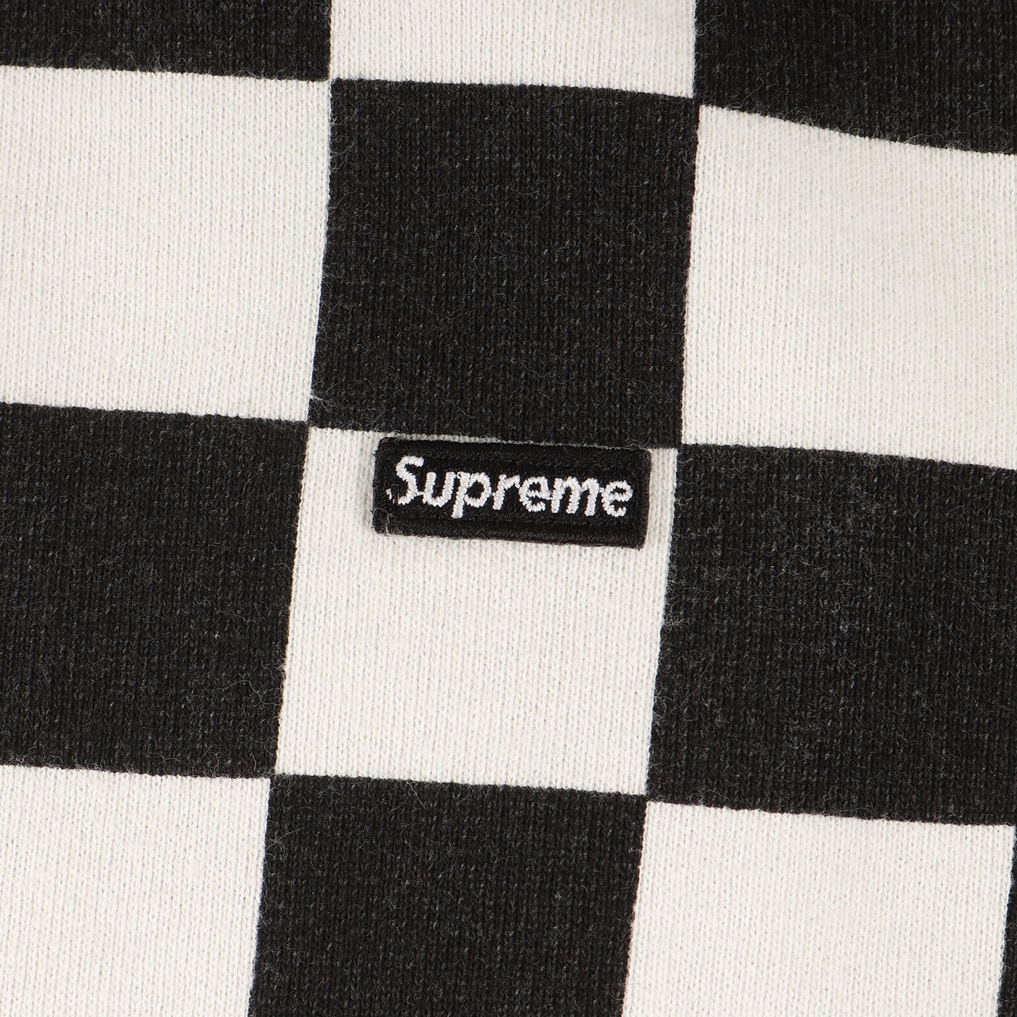チェッカーフラッグ柄 スモールBOXロゴ スウェットパーカー(Checked Hoodie)