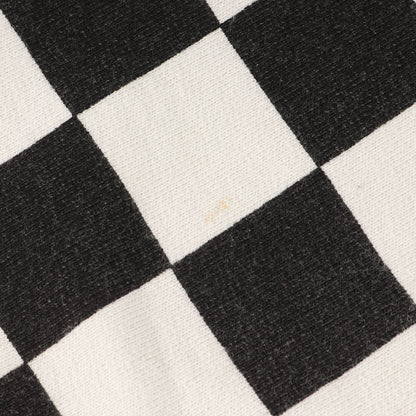 チェッカーフラッグ柄 スモールBOXロゴ スウェットパーカー(Checked Hoodie)