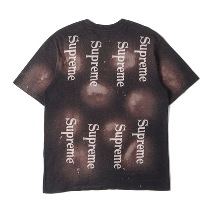 20SS ブリーチ加工 ブランドロゴ Tシャツ(Nueva York S/S Top)