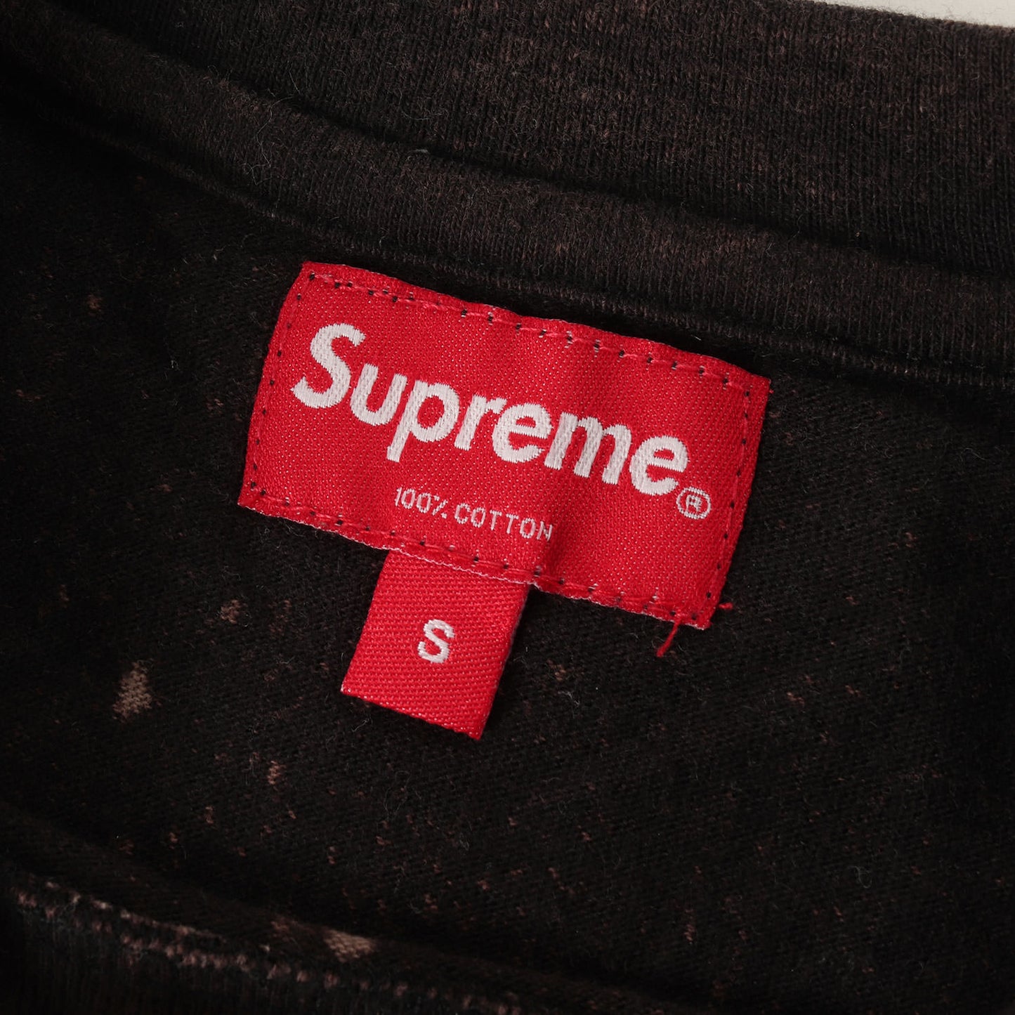 20SS ブリーチ加工 ブランドロゴ Tシャツ(Nueva York S/S Top)