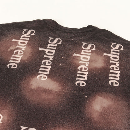 20SS ブリーチ加工 ブランドロゴ Tシャツ(Nueva York S/S Top)