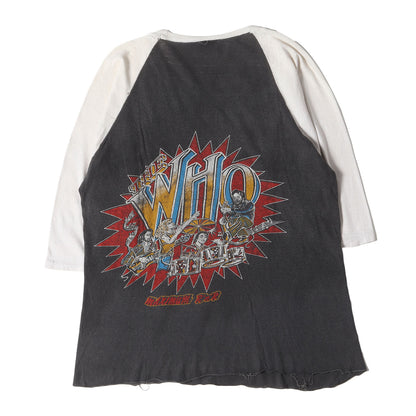 80s The Who American Tour 82 ラグラン 7分袖 Tシャツ